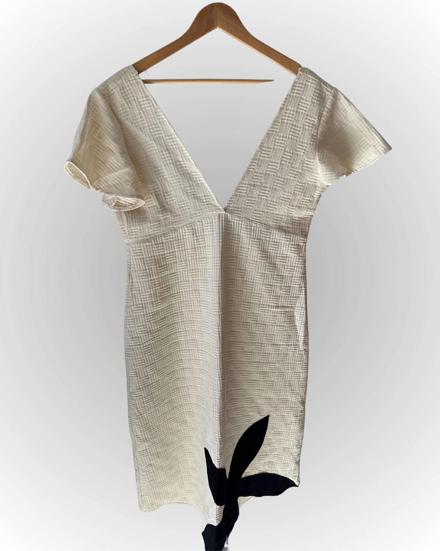 NALIMO Cotton Long Skirt with Brown Flower
