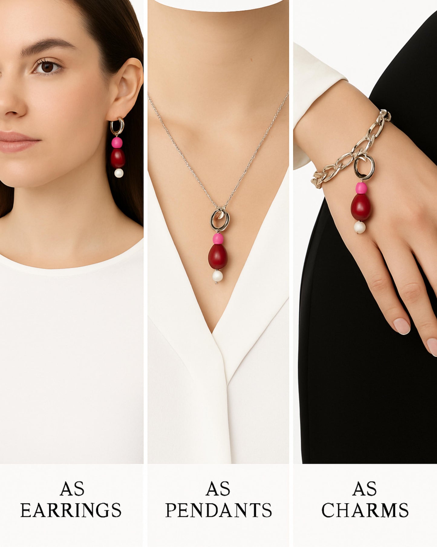 Vetro Rosso Glass Earrings