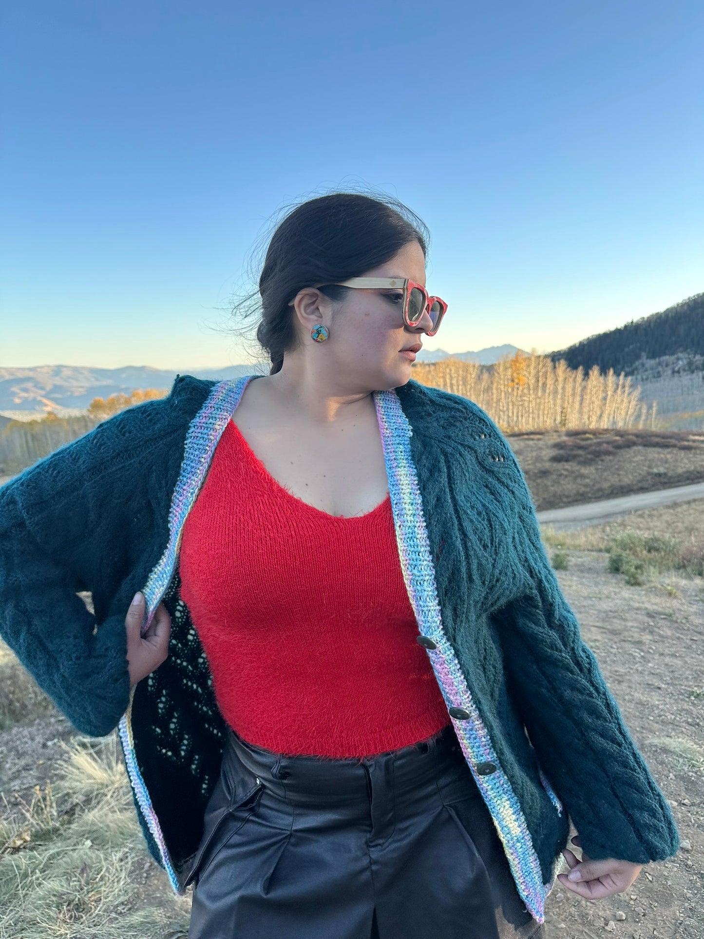 GAZANIA - Knitted Baby Alpaca Sweater