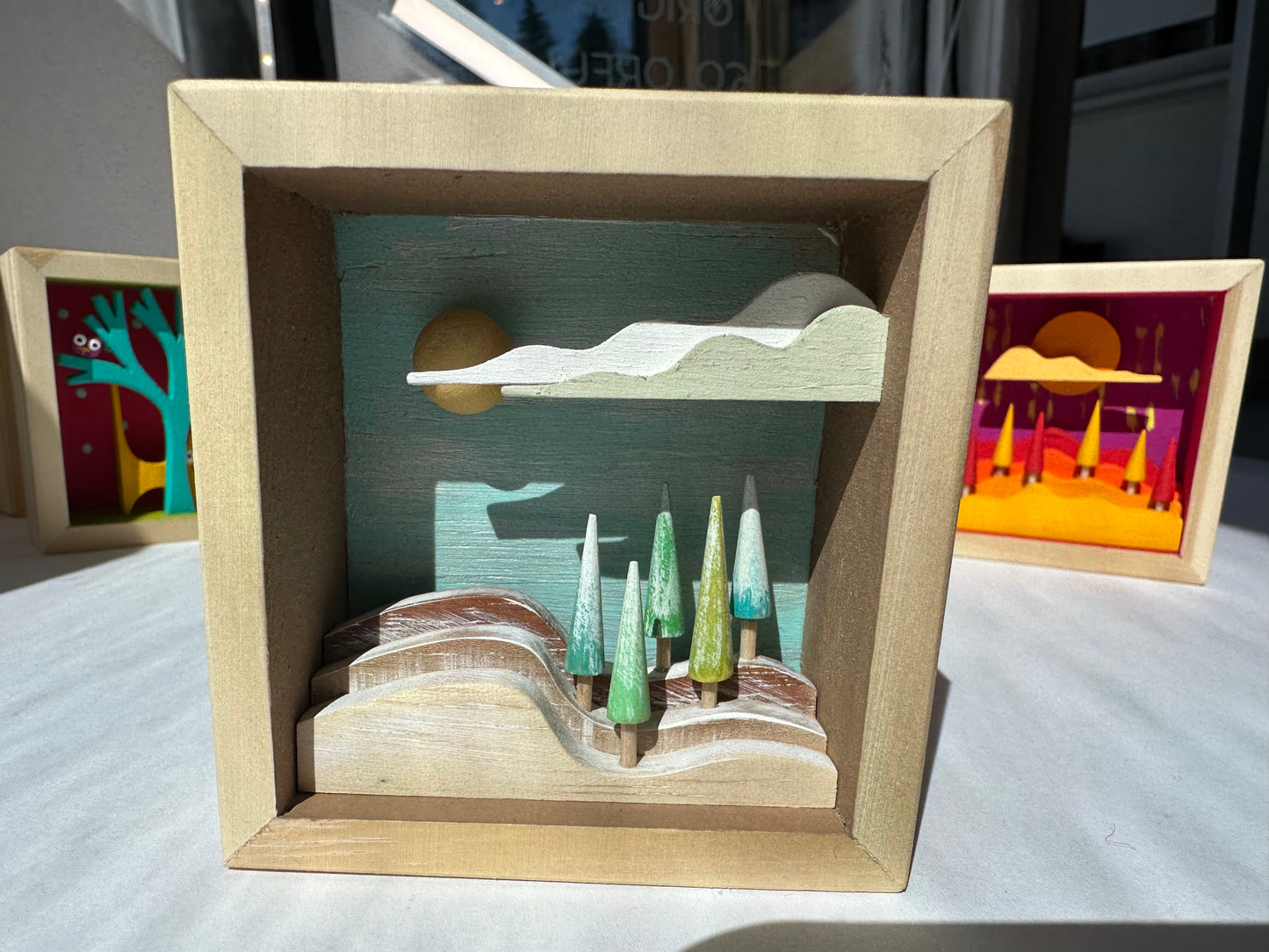 3D COLORFUL, TINY, WOOD LANDSCAPE CREATIONS