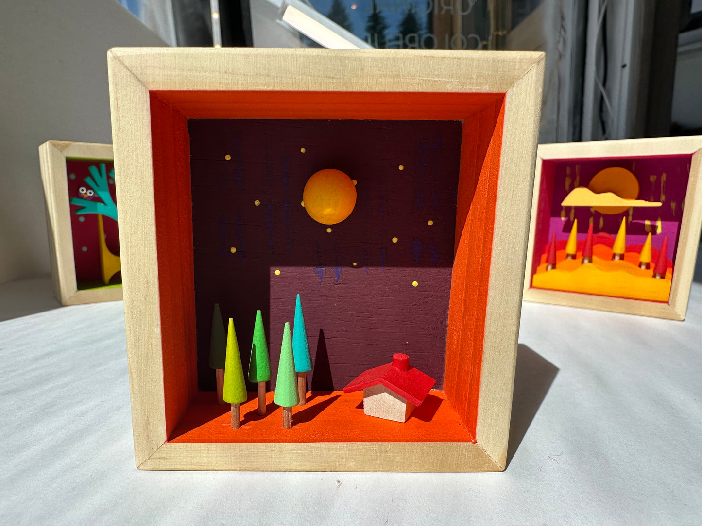 3D COLORFUL, TINY, WOOD LANDSCAPE CREATIONS
