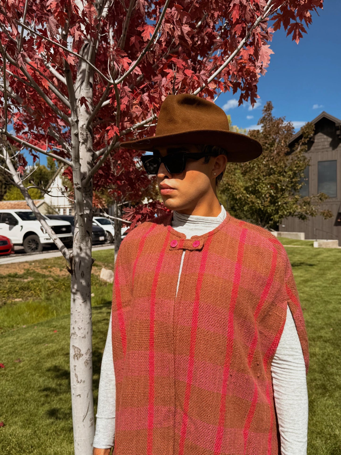 Terracota Baby Alpaca Cape