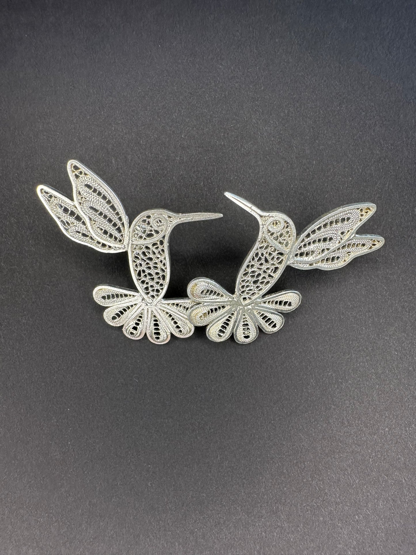 Colibri - 975 silver - Filigree Earrings