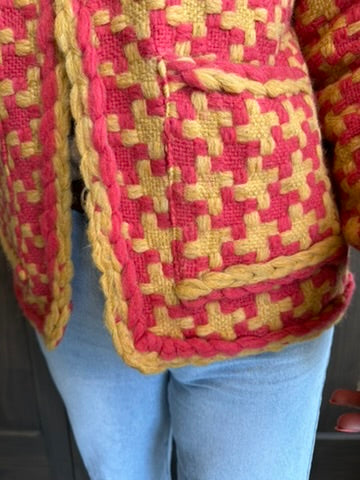 #8 Bordes - Pie de Pule / Tom Cherry Maiz - Baby Alpaca Jacket