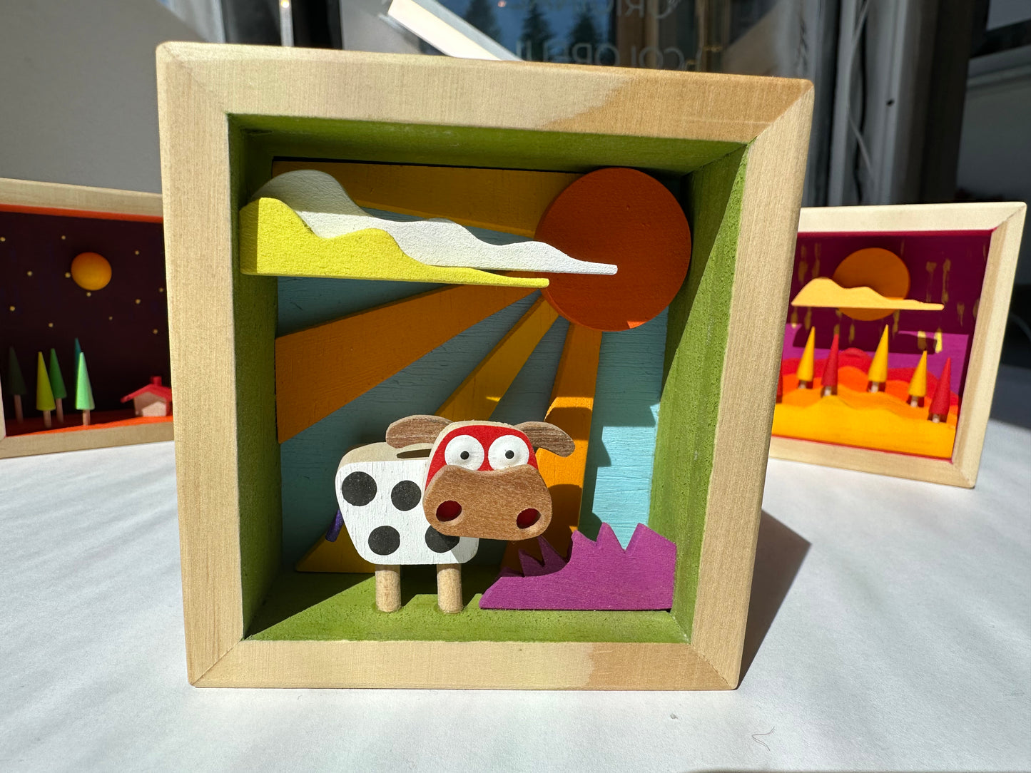 3D COLORFUL, TINY, WOOD LANDSCAPE CREATIONS
