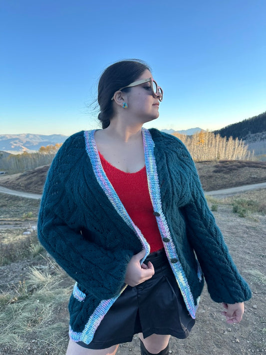 GAZANIA - Knitted Baby Alpaca Sweater