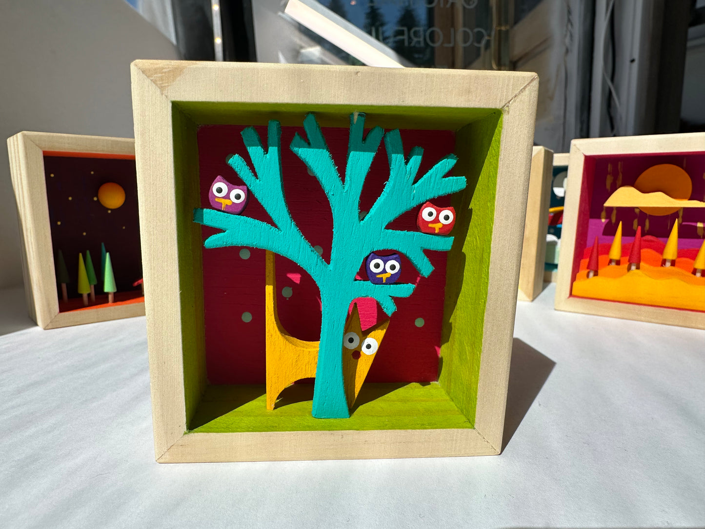 3D COLORFUL, TINY, WOOD LANDSCAPE CREATIONS