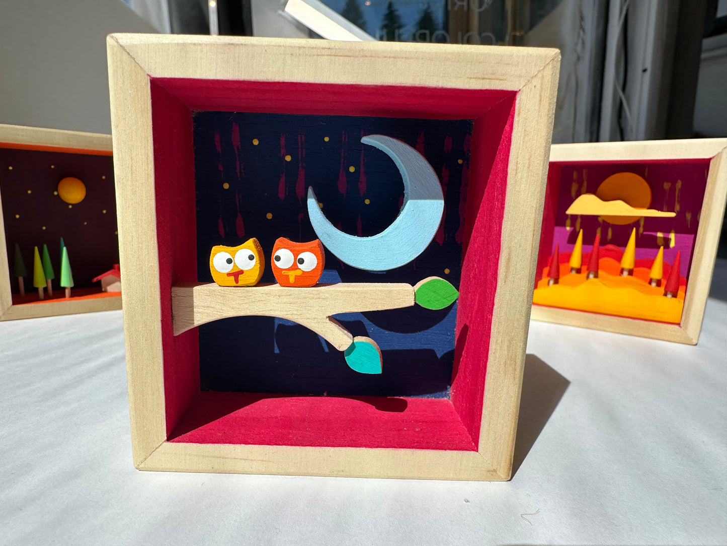 3D COLORFUL, TINY, WOOD LANDSCAPE CREATIONS