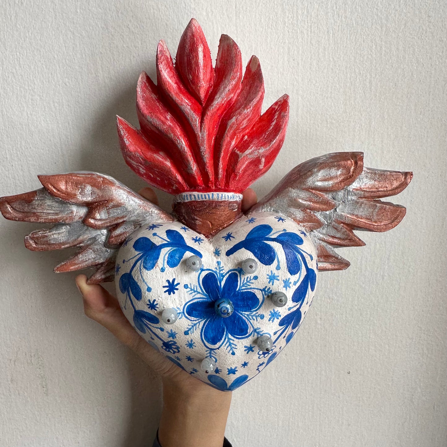 CARVED IN WOOD & HAND PAINTED WALL DECOR COLLECTION