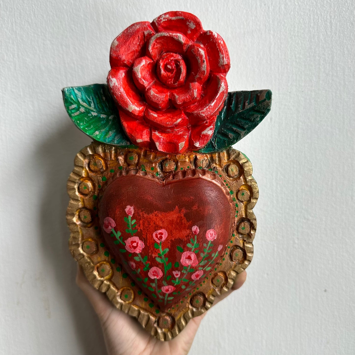 CARVED IN WOOD & HAND PAINTED WALL DECOR COLLECTION