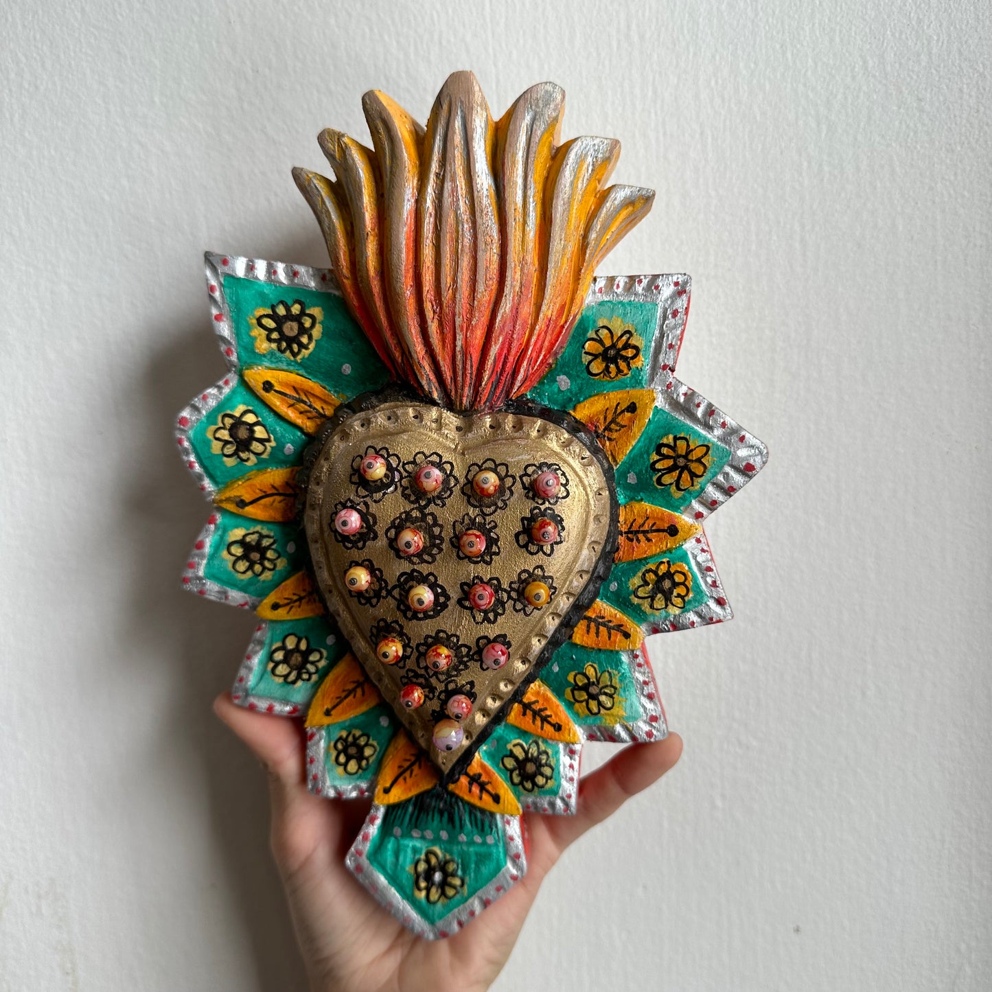 CARVED IN WOOD & HAND PAINTED WALL DECOR COLLECTION