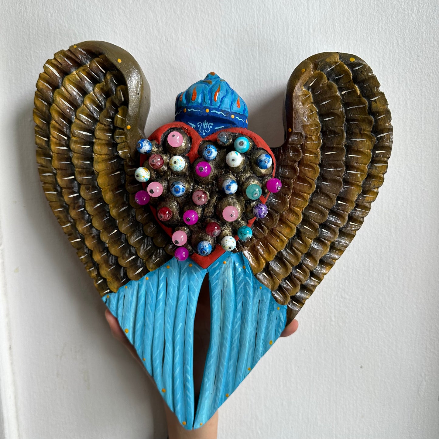 CARVED IN WOOD & HAND PAINTED WALL DECOR COLLECTION