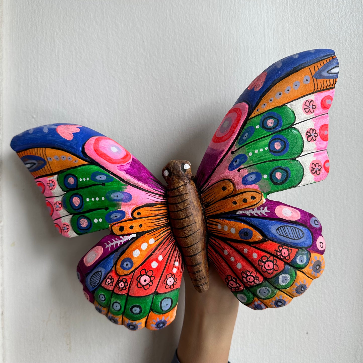 CARVED IN WOOD & HAND PAINTED WALL DECOR COLLECTION