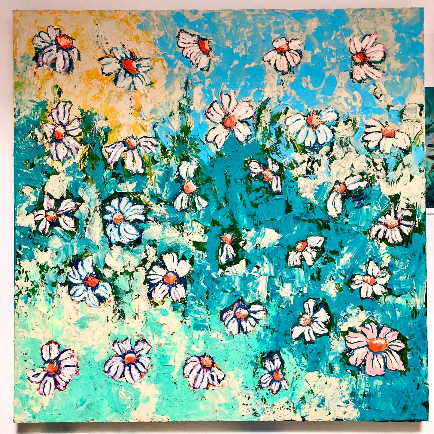 SOY, 2025 Acrylic Paint on Canvas, 36x36in.