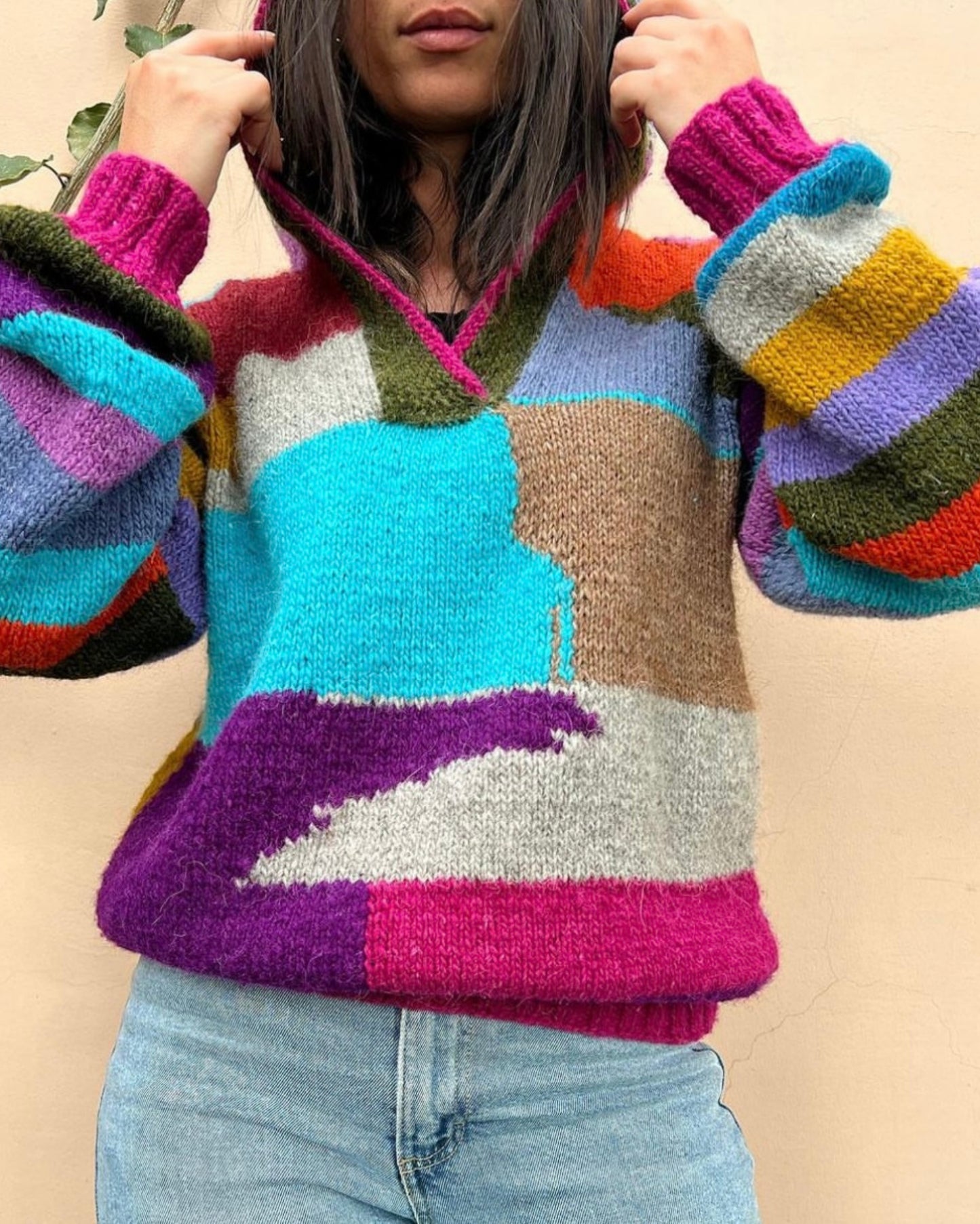 ALPACA WOOL HANDMADE SWEATER, Bonito