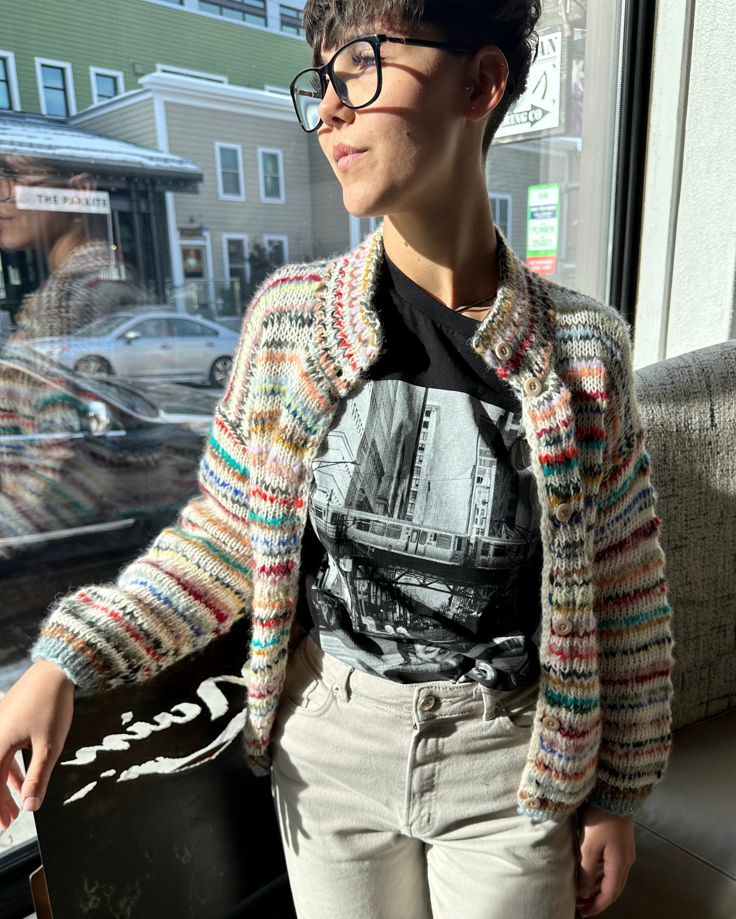SOFT BABY ALPACA ONE OF A KIND KNITTED SWEATER, Tú y yo