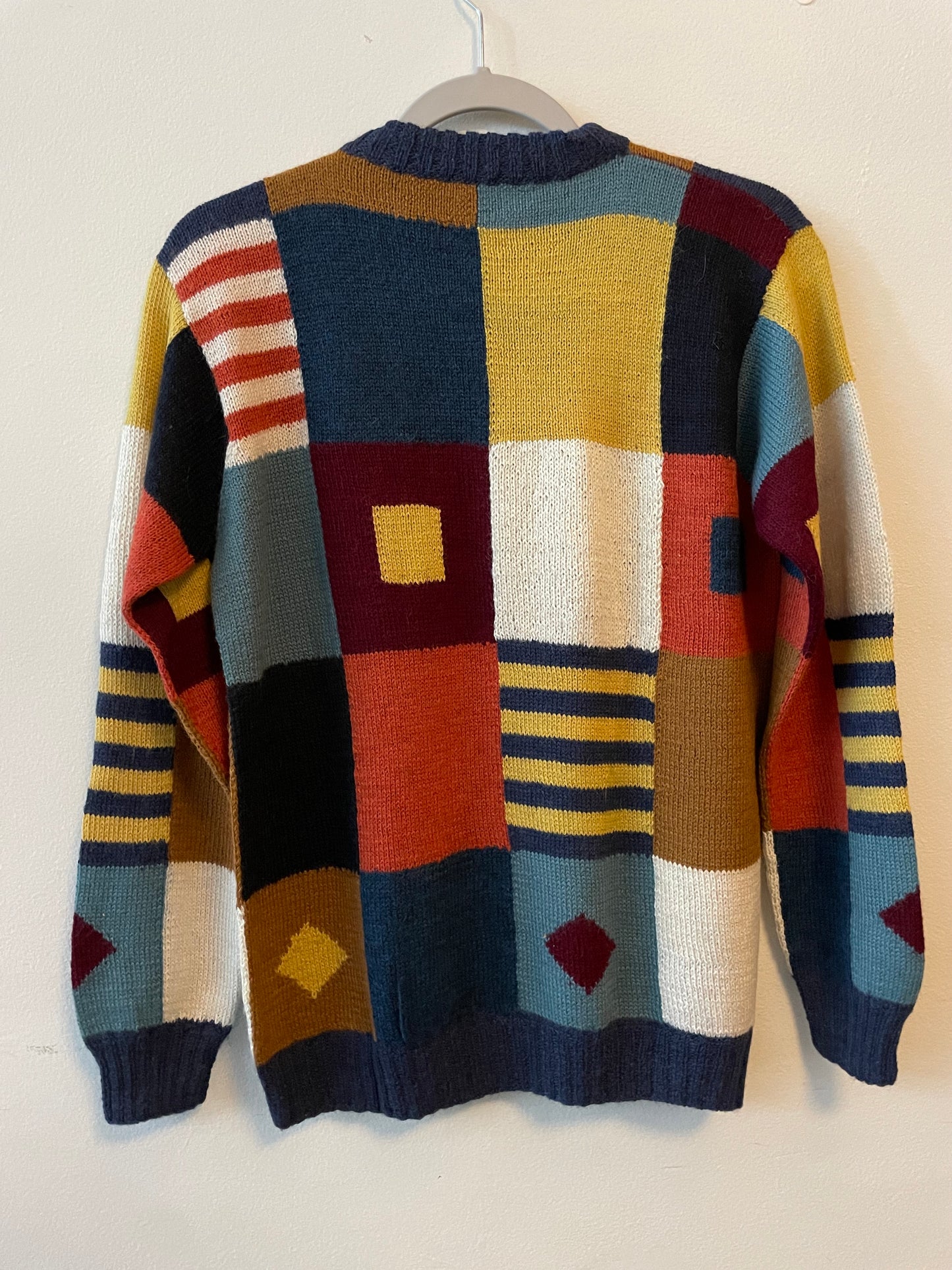 PURE ALPACA KNITTED ONE OF A KIND SWEATER, Patterns