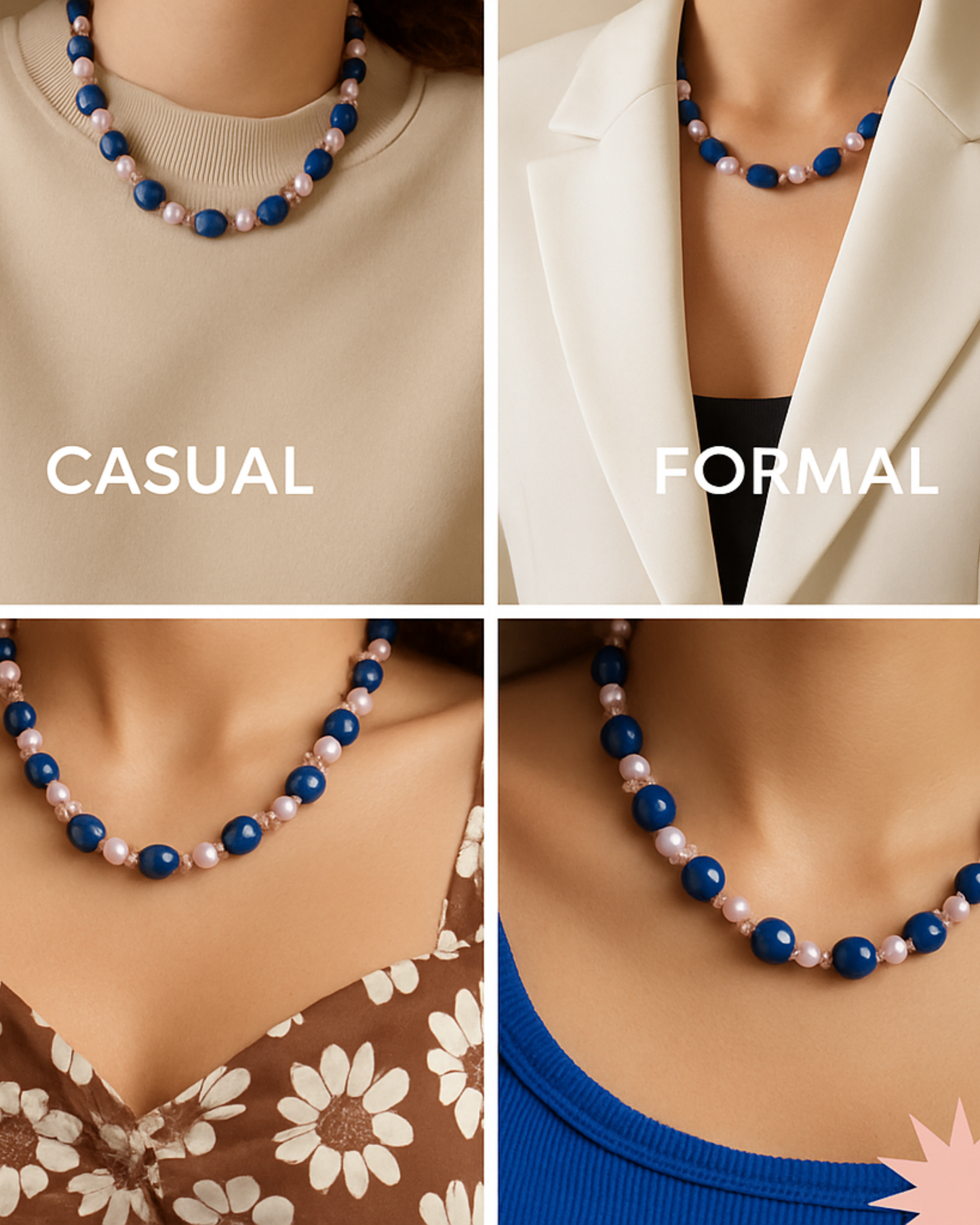 Royal Murano Statement Necklace