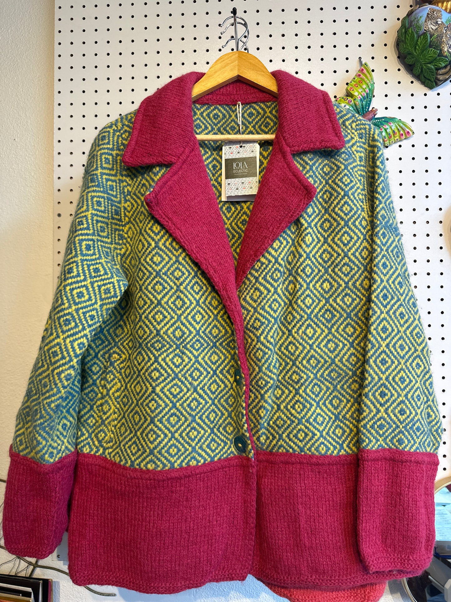 #16 Mixto Cocos Long Sweater - Eter/Amarillo