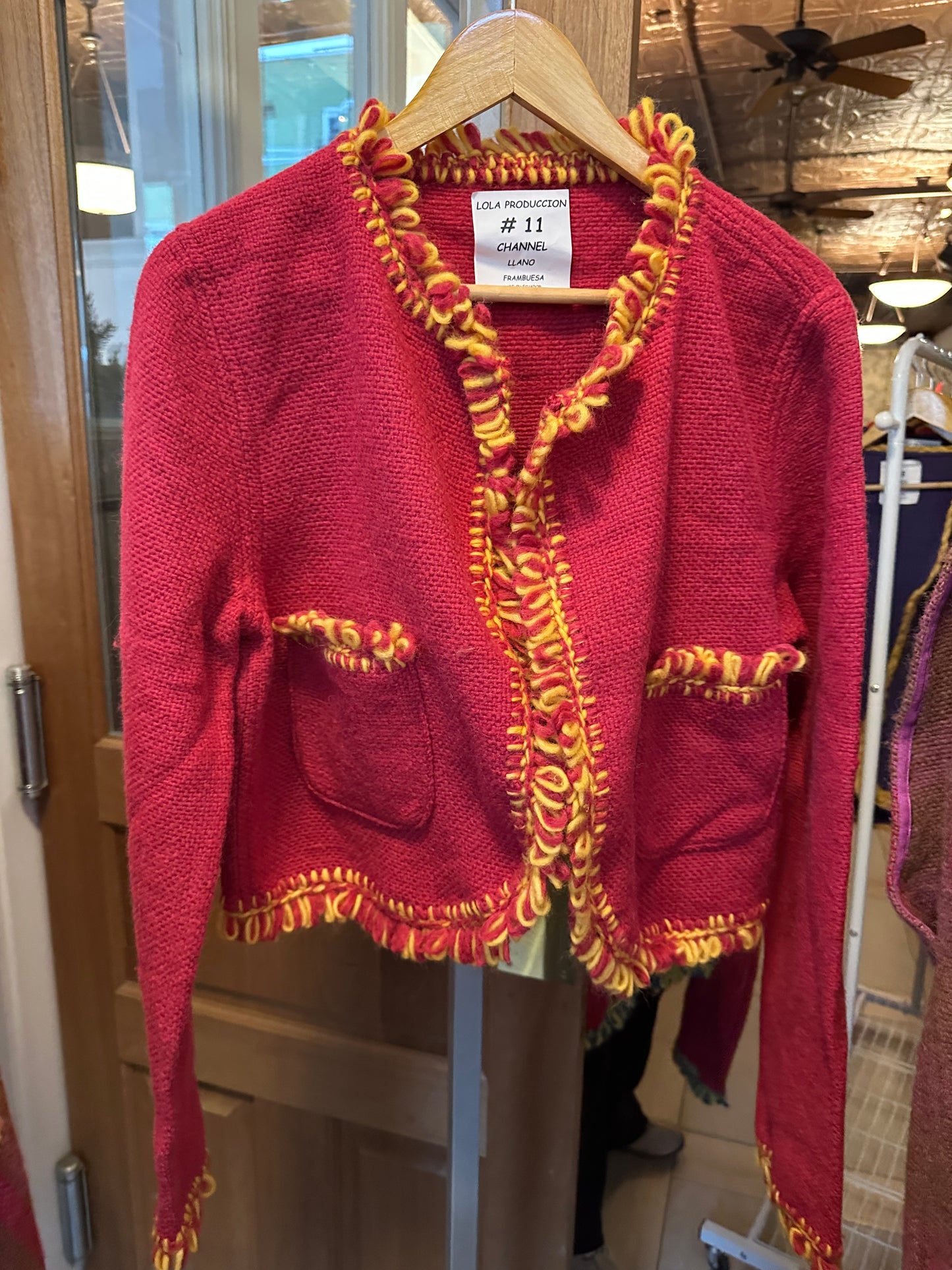 #11 Channel - Llano / Frambuesa- Baby Alpaca Jacket