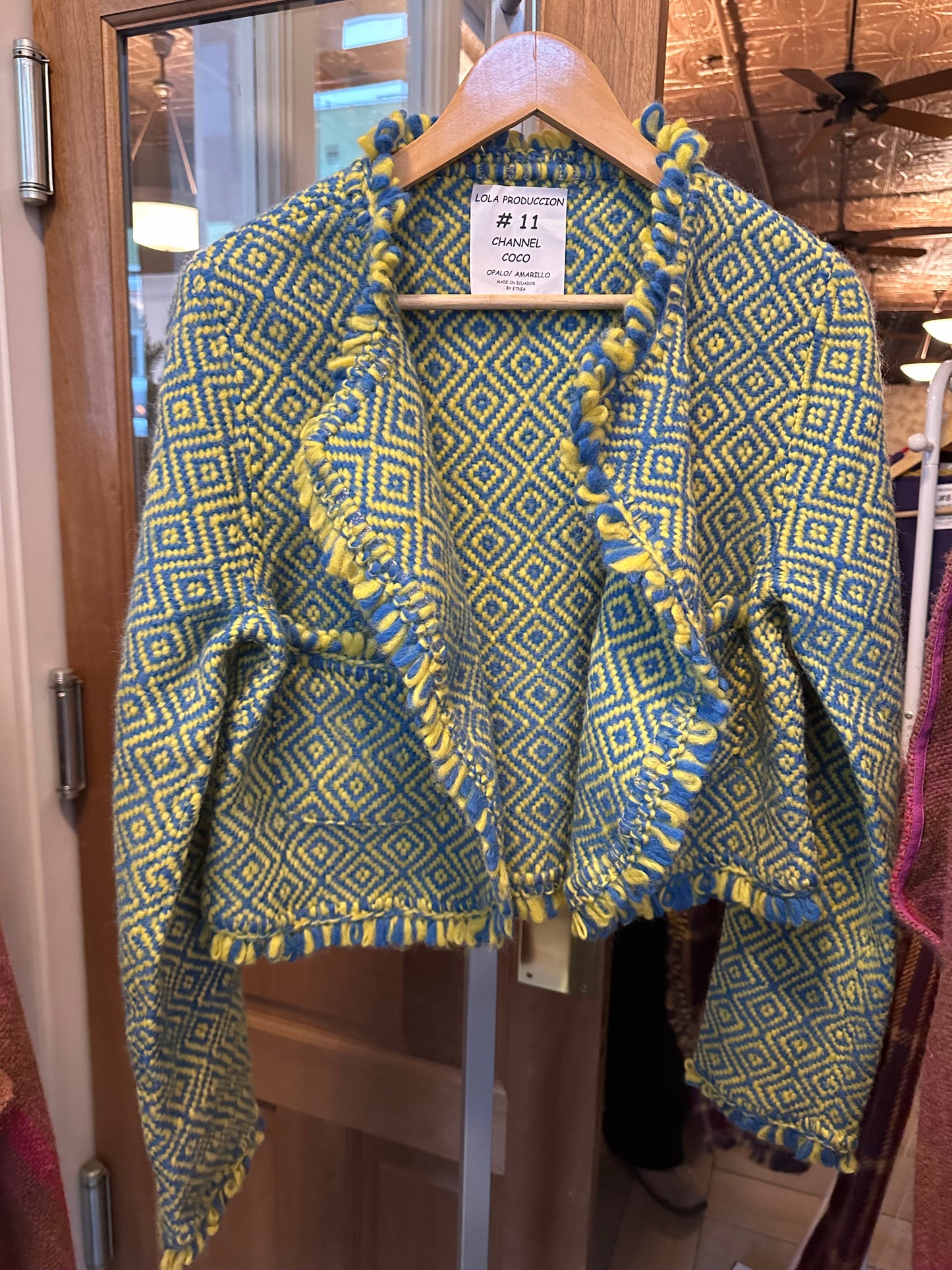 #11 Channel - Cocos / Opalo Amarillo- Baby Alpaca Jacket