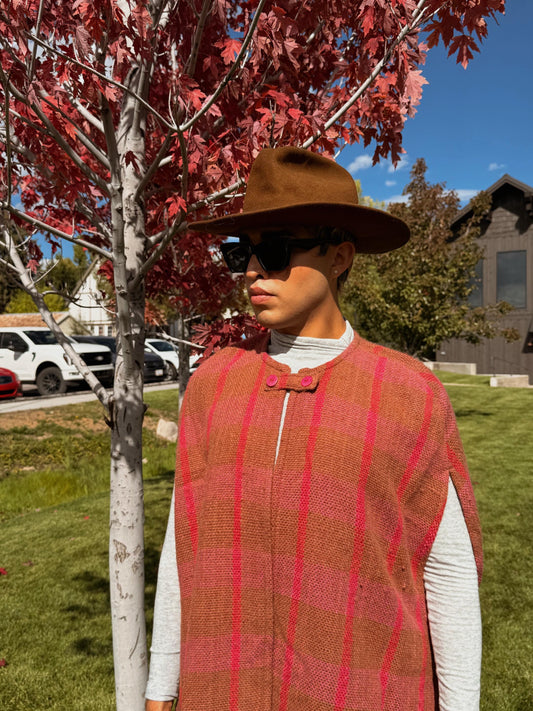 Terracota Baby Alpaca Cape