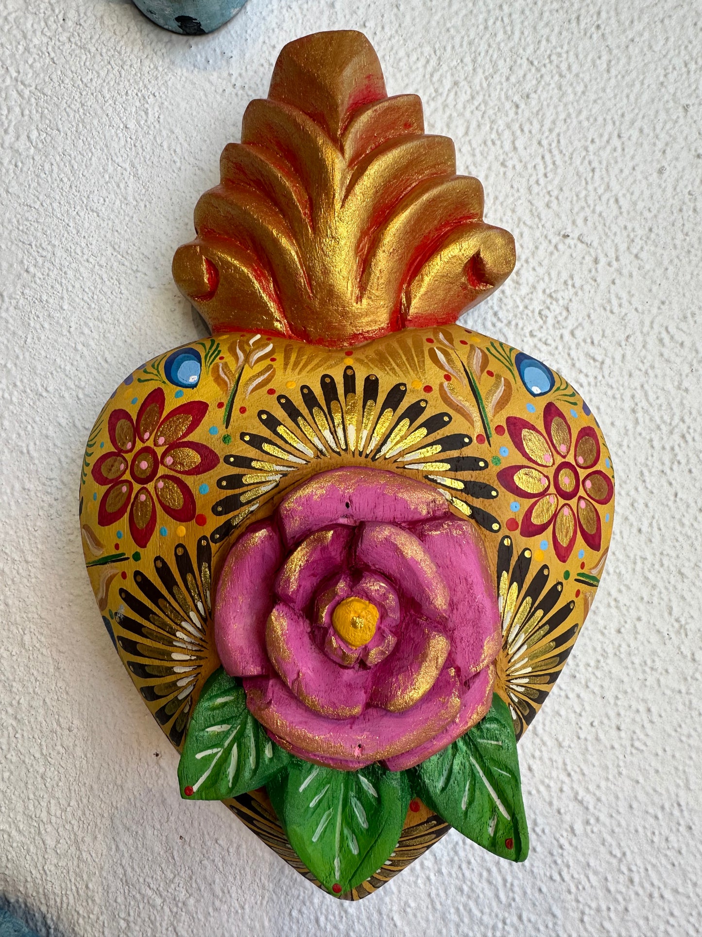 CARVED IN WOOD & HAND PAINTED WALL DECOR COLLECTION