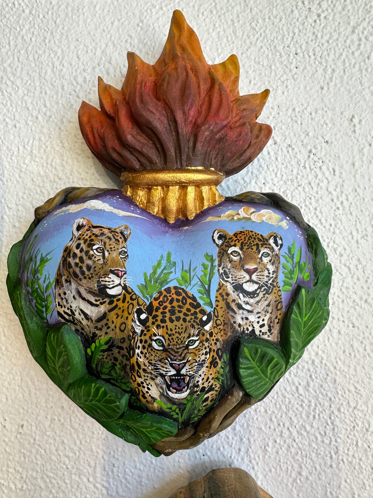 CARVED IN WOOD & HAND PAINTED WALL DECOR COLLECTION