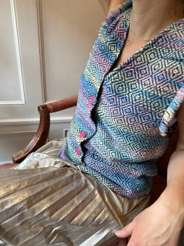 HORTENSIA - Alpaca Loom Weaved Colorful Vests